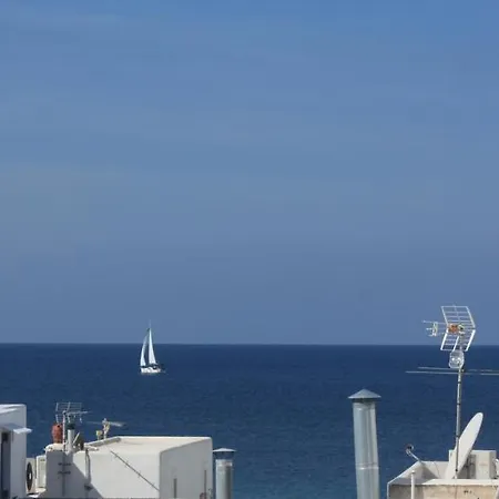 White Cycladic Town House With Sea Vew 度假居 Páros