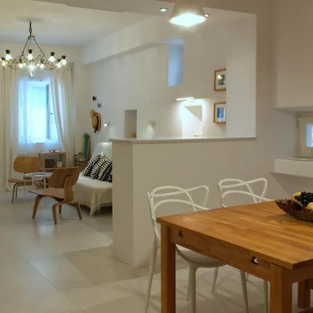 White Cycladic Town House With Sea Vew *