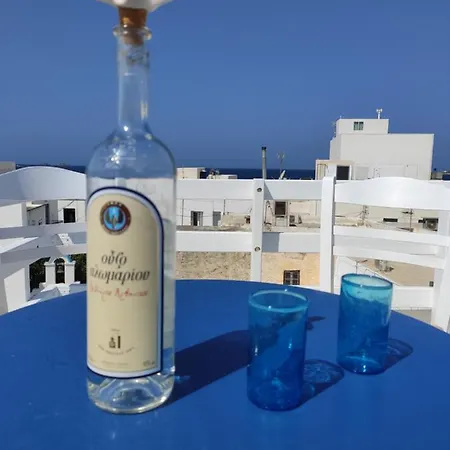 White Cycladic Town House With Sea Vew * Páros