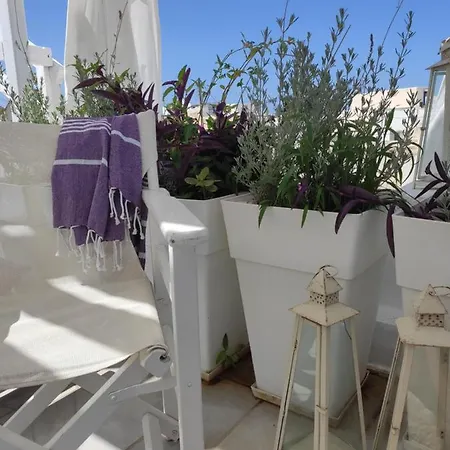 Hébergement de vacances White Cycladic Town House With Sea Vew Páros