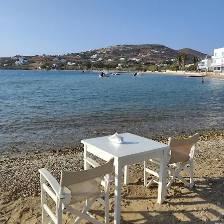 White Cycladic Town House With Sea Vew Páros