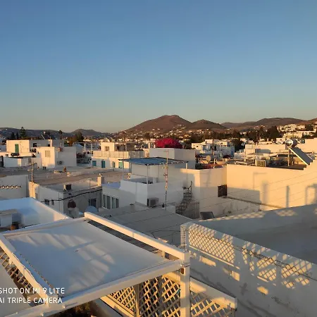White Cycladic Town House With Sea Vew Paro