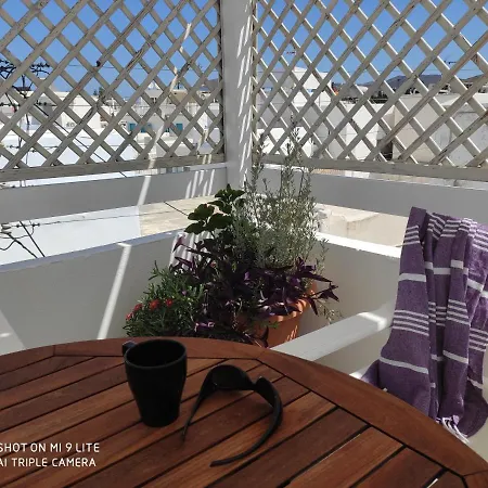 White Cycladic Town House With Sea Vew *