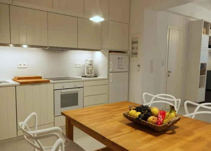 White Cycladic Town House With Sea Vew *